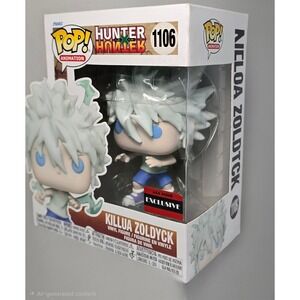 Funko Pop Hunter x Hunter Killua Zoldyck 1106 AAA Anime Exclusive Vinyl Figure